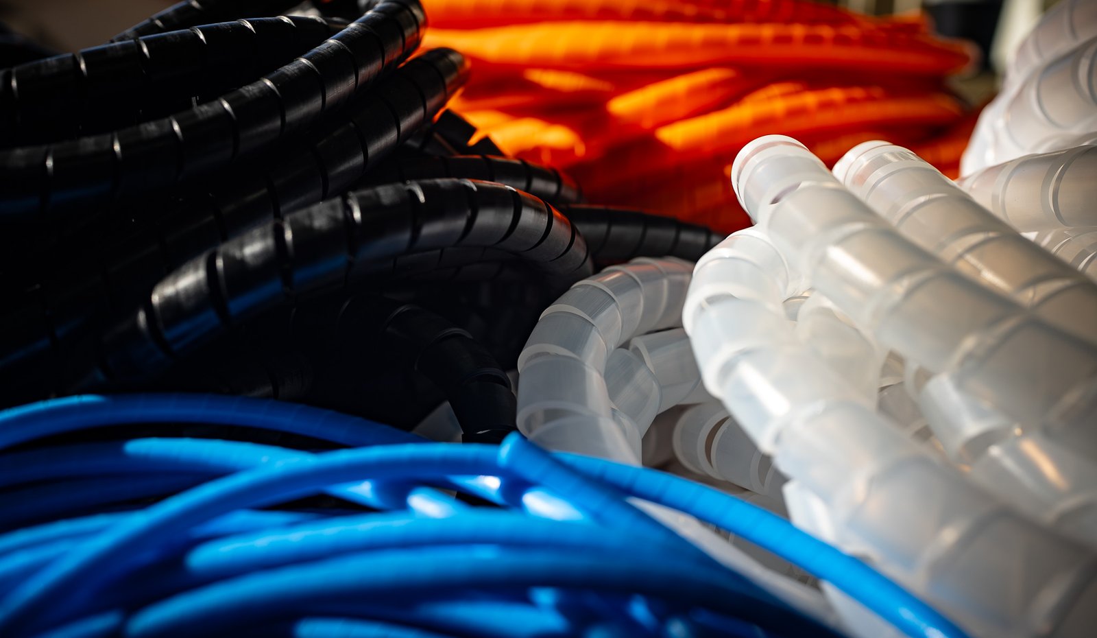 Bündelungsspiralen für Kabel- und Schlauchbündel – eba pneumatic